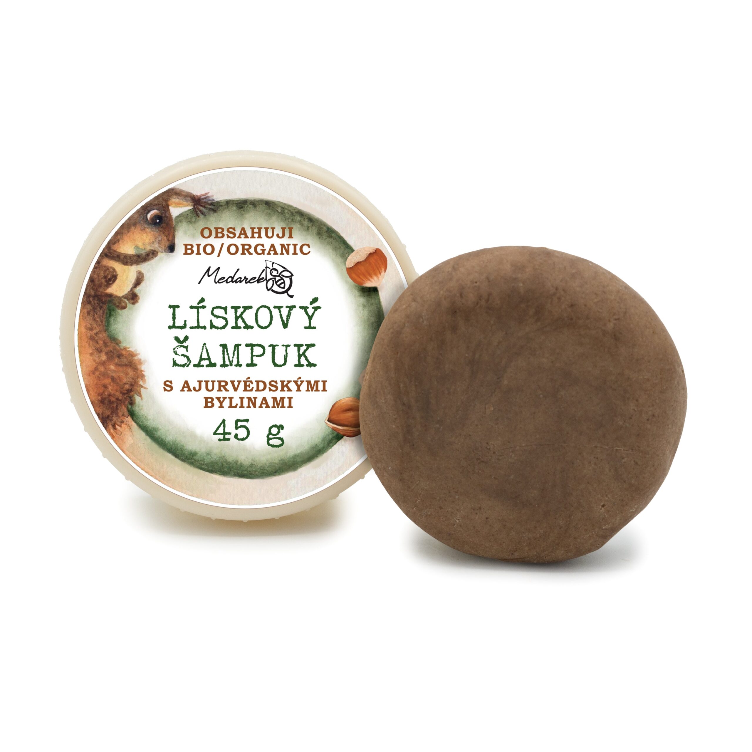 Medarek Lískový šampuk s ajurvédskými bylinami (45 g) - výživa a péče