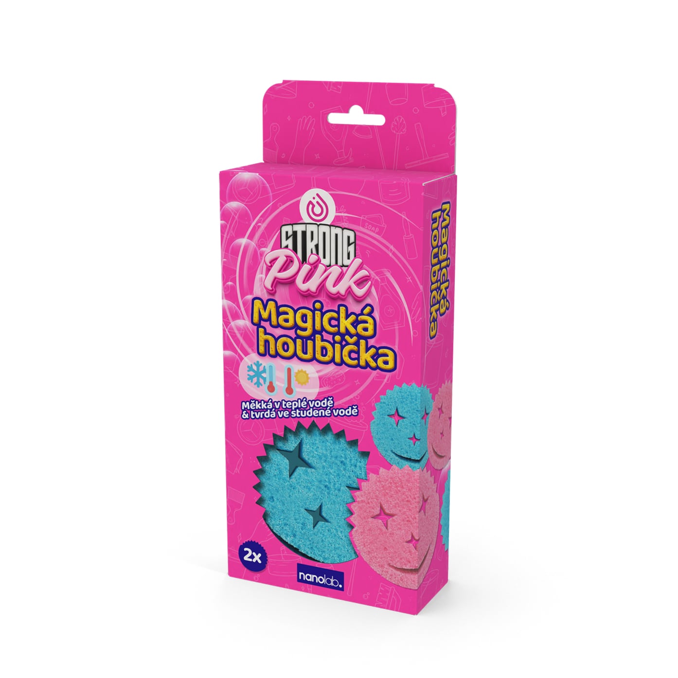 Strong Pink Magická houbička 2 ks