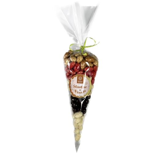 Ochutnej Ořech Dárkový kornout Šťastné a Veselé 600g