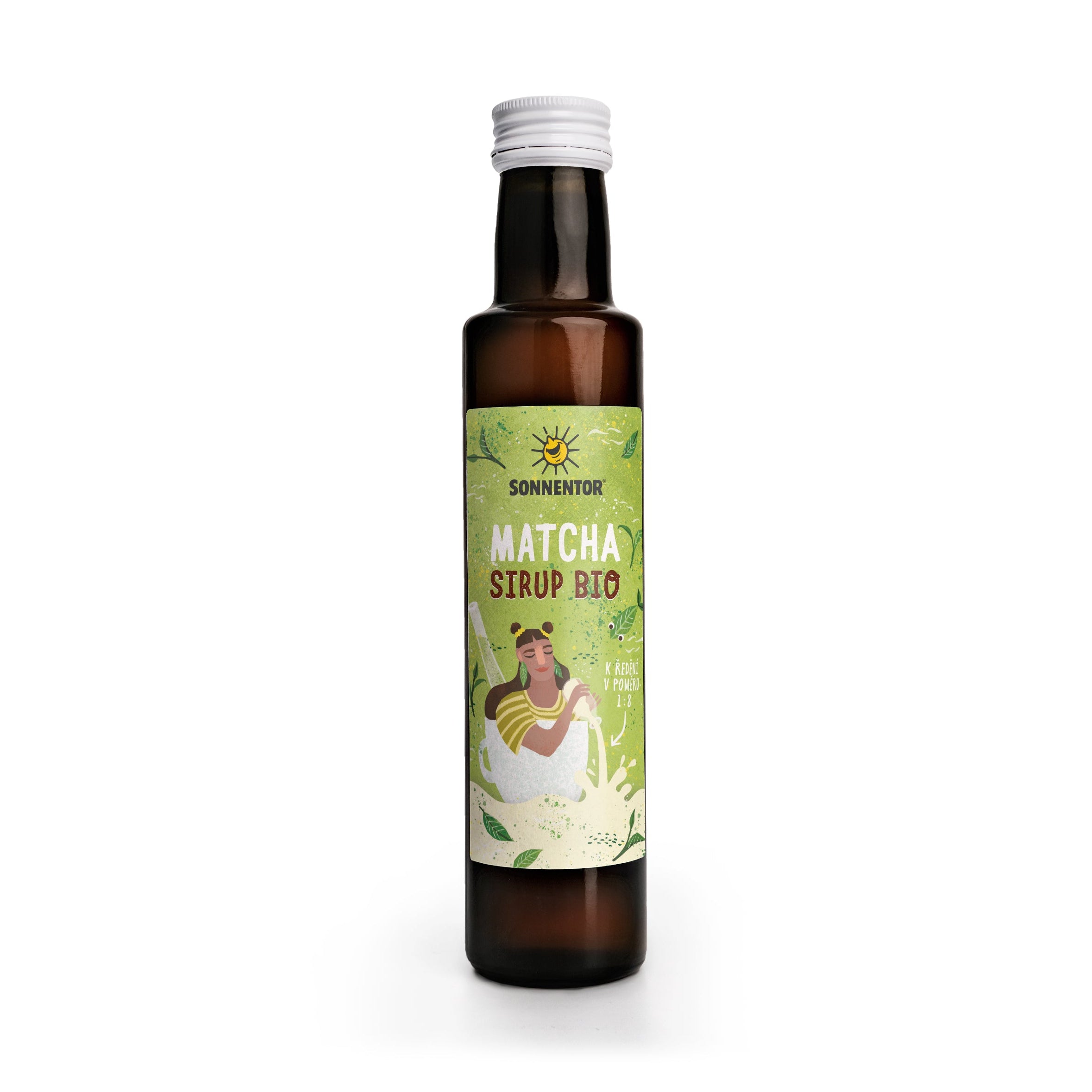 Sonnentor Sirup BIO - Matcha (250 ml) - na přípravu matcha latte