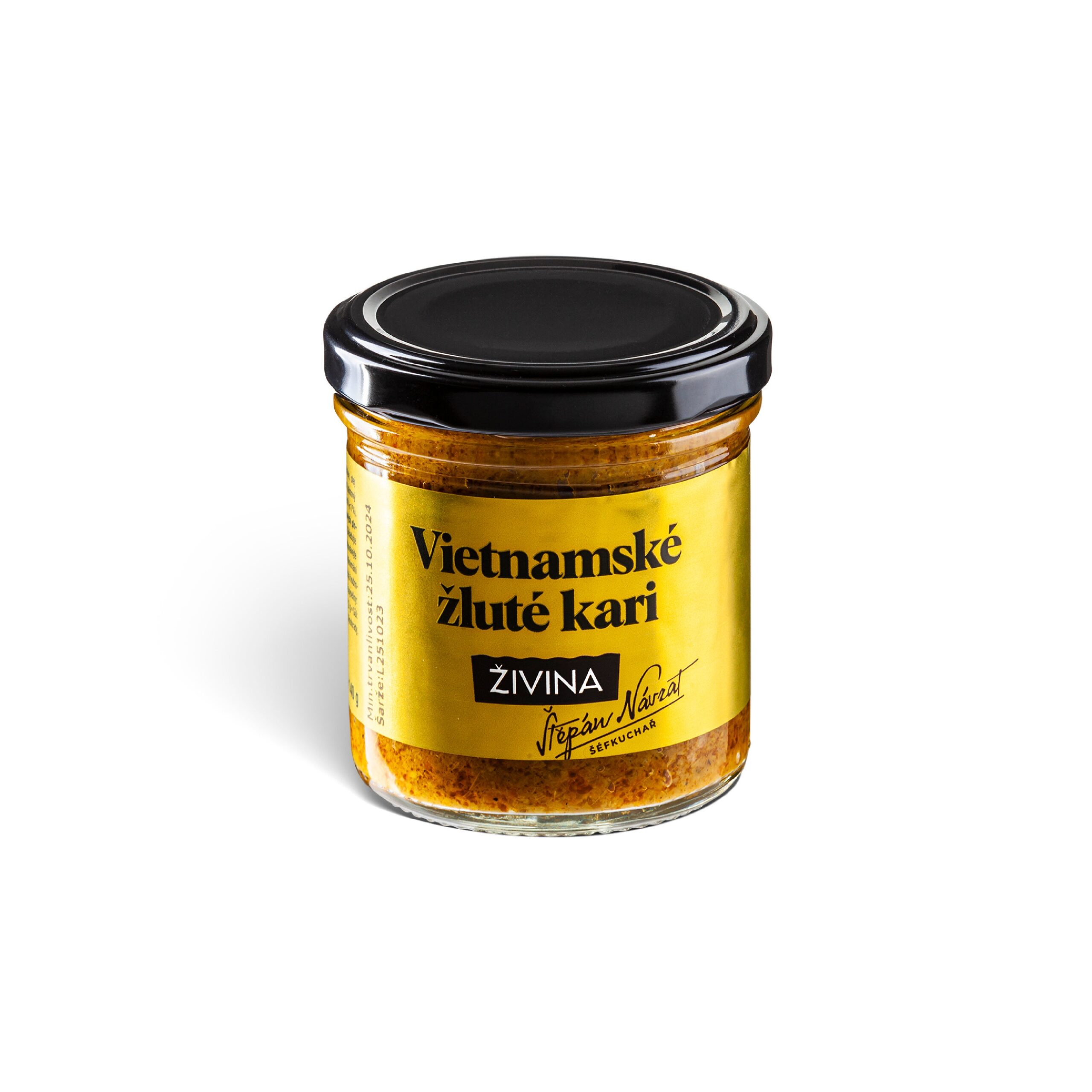 Živina Pasta Vietnamské žluté kari (140 g) - pro přípravu středně pálivého kari