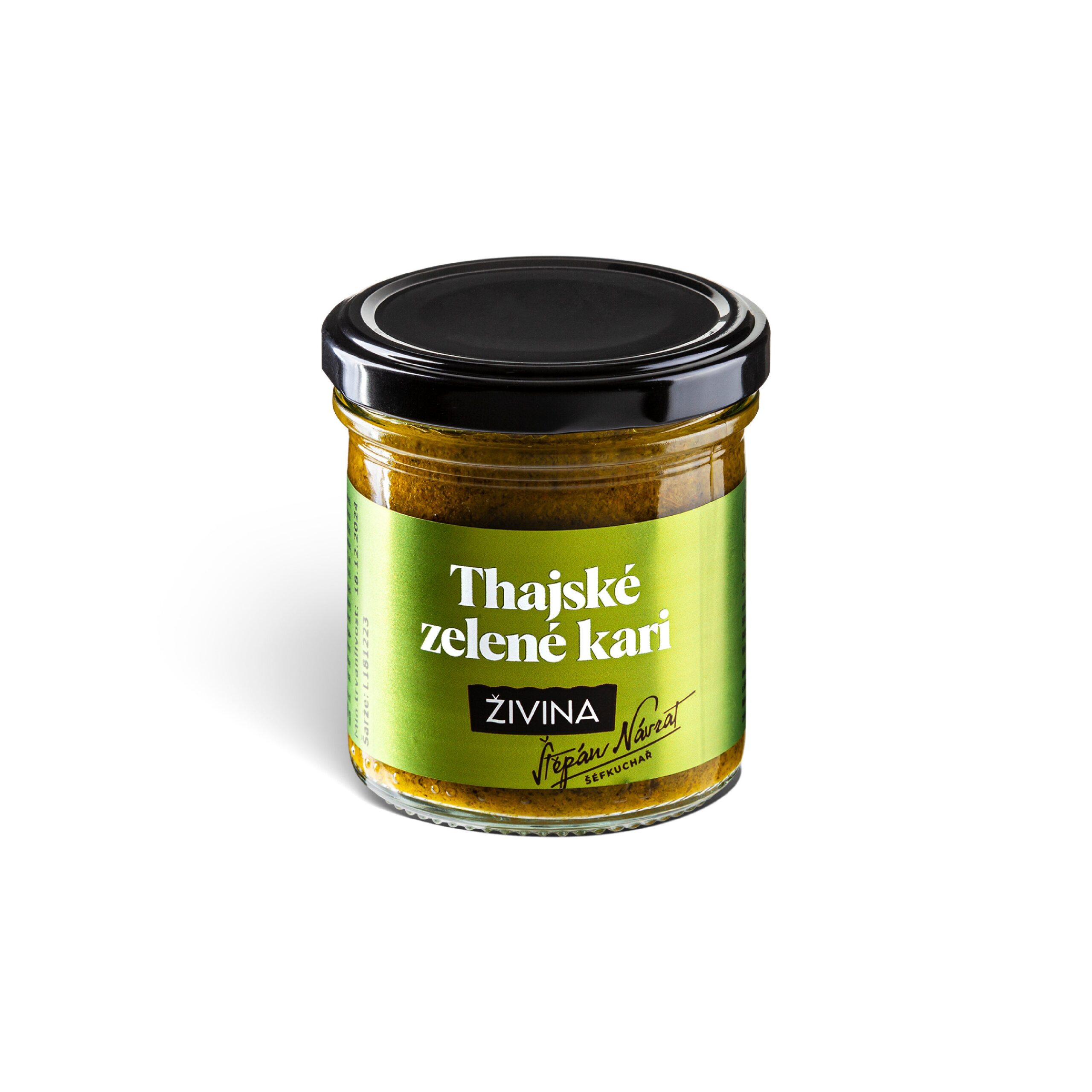 Živina Pasta Thajské zelené kari (140 g) - pro přípravu extra pálivého kari