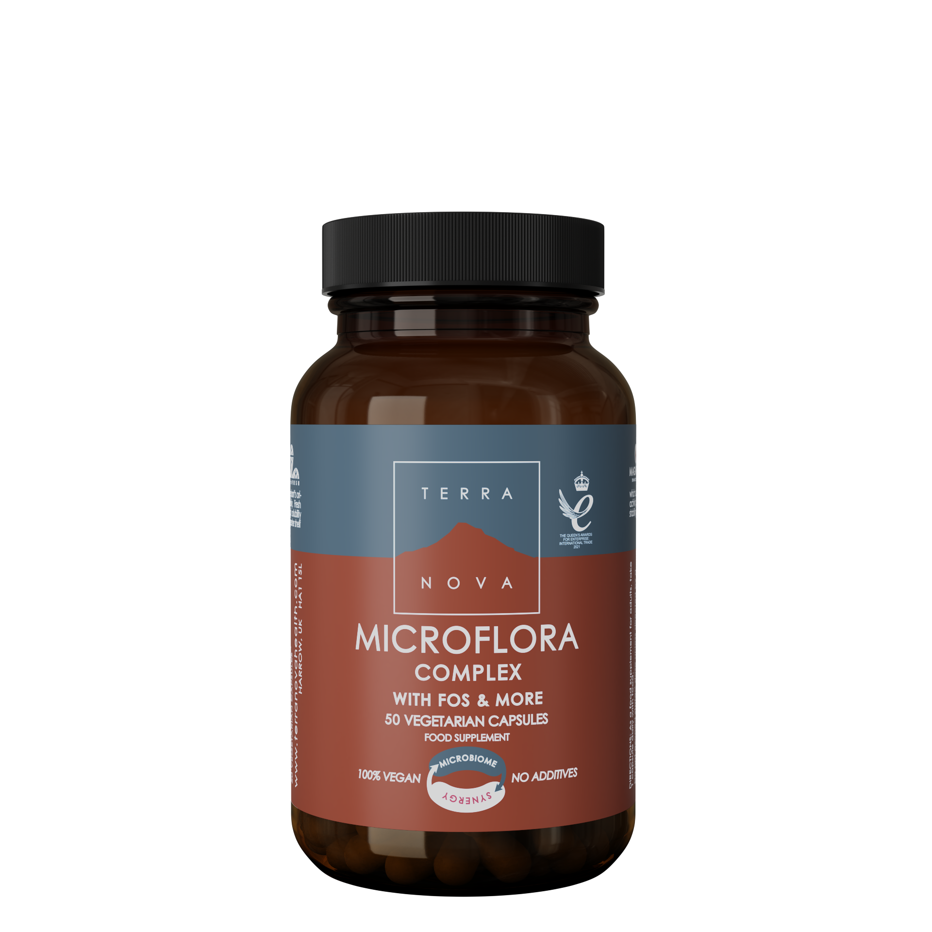 Terranova Health Probiotic Complex & Prebiotics (50 kapslí) - pro podporu střevní mikroflóry