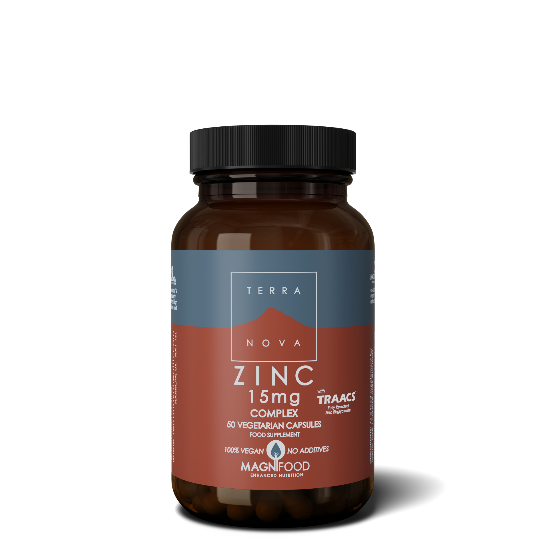 Terranova Health Zinc 15 mg Complex (50 kapslí) - pro podporu imunity