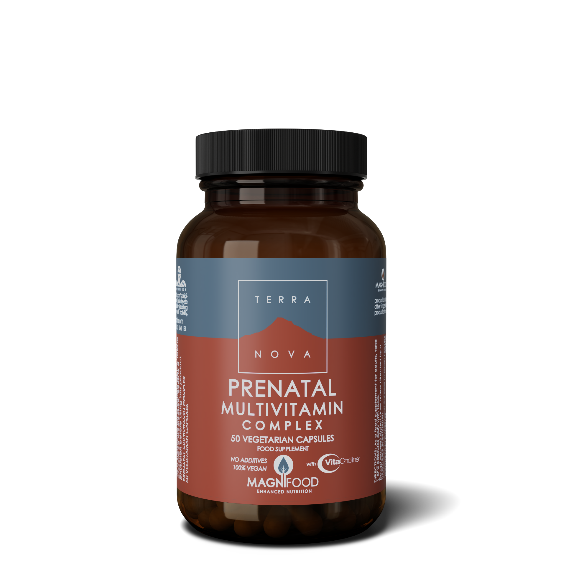 Terranova Health Prenatal Multivitamin Complex (50 kapslí) - s aktivní formou kys. listové