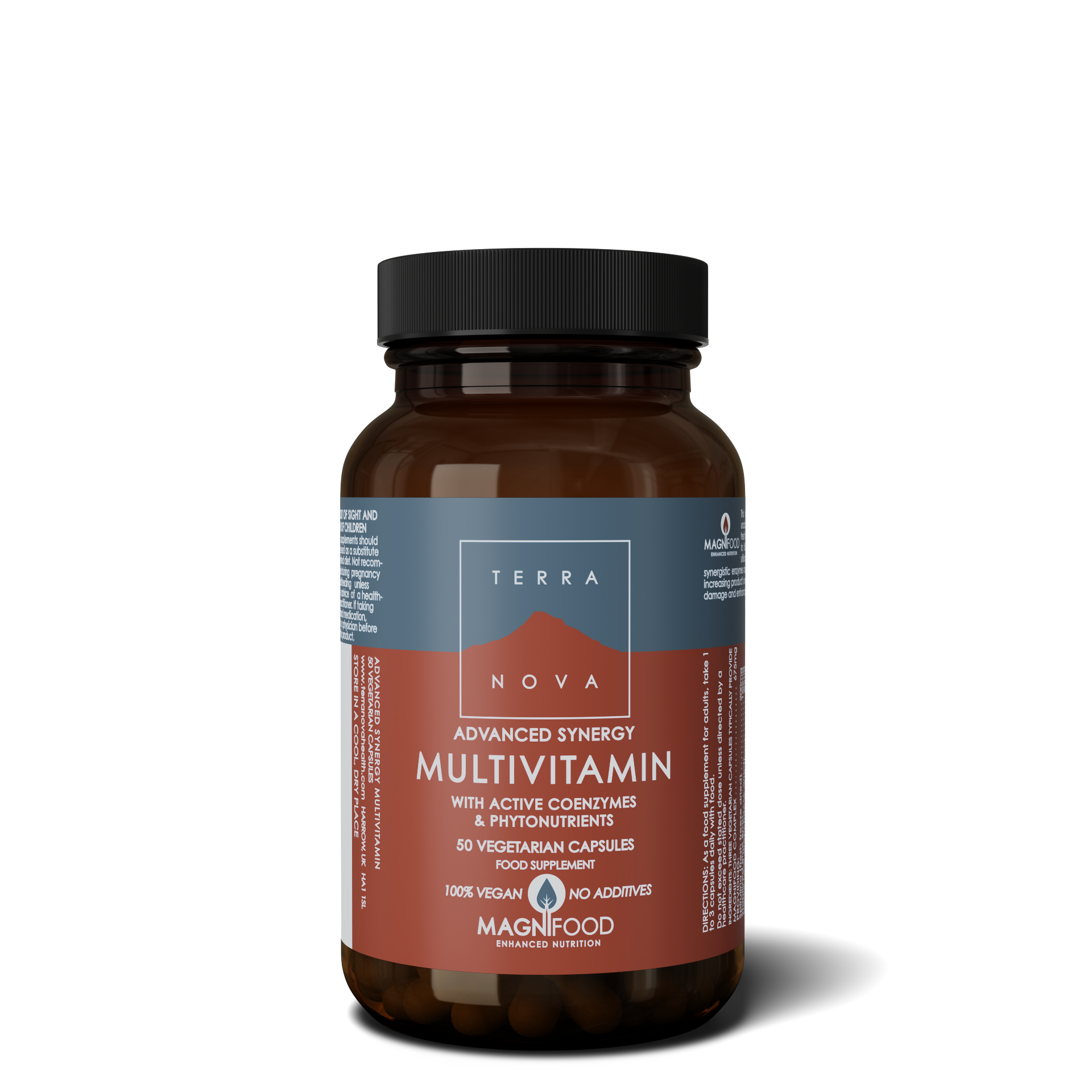 Terranova Health Advanced Synergy Multivitamin (50 kapslí) - podporuje energii