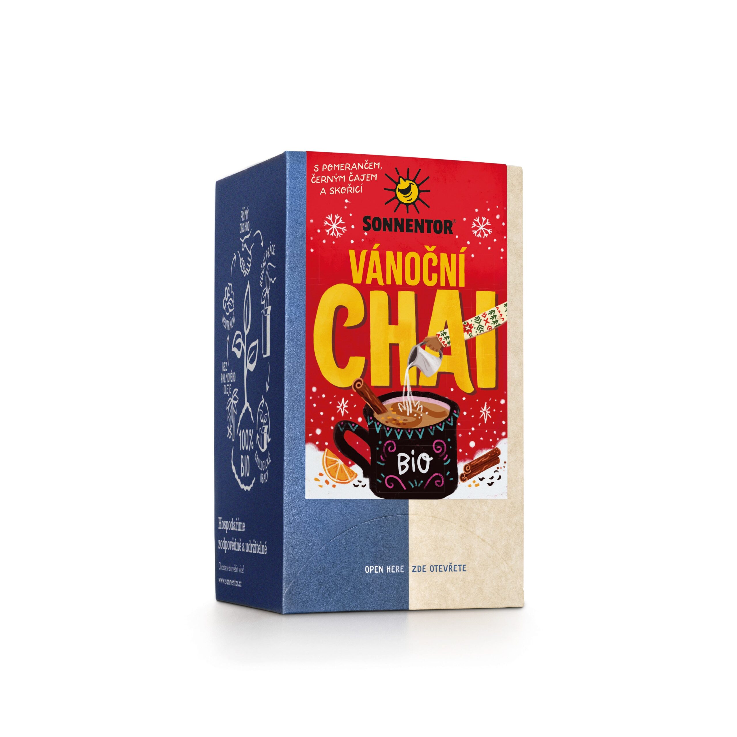 Sonnentor Vánoční chai s kořením BIO - nálevové sáčky (18 x 1