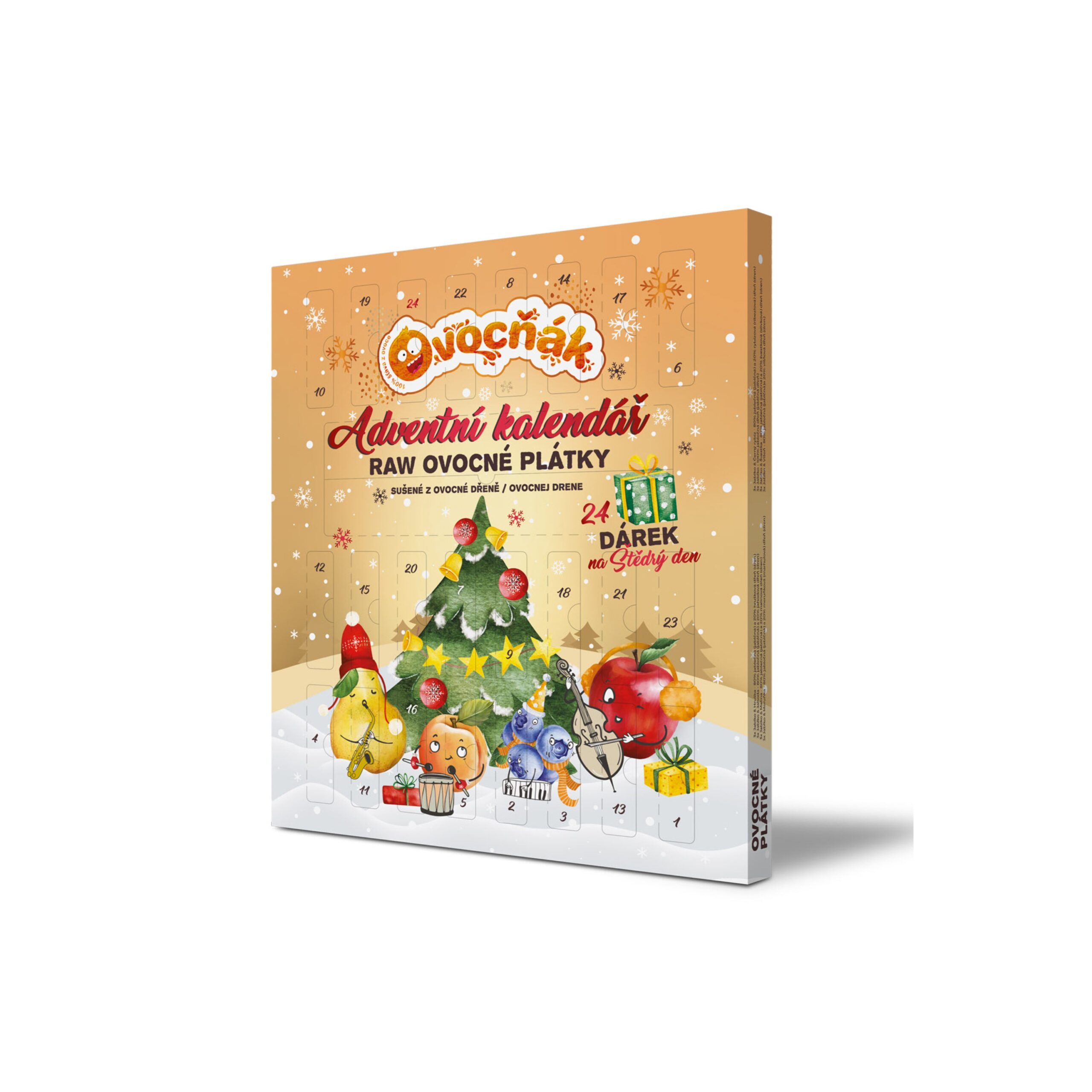 Kalendář adventní mix 24 x 10 g OVOCŇÁK - Obrázek 2