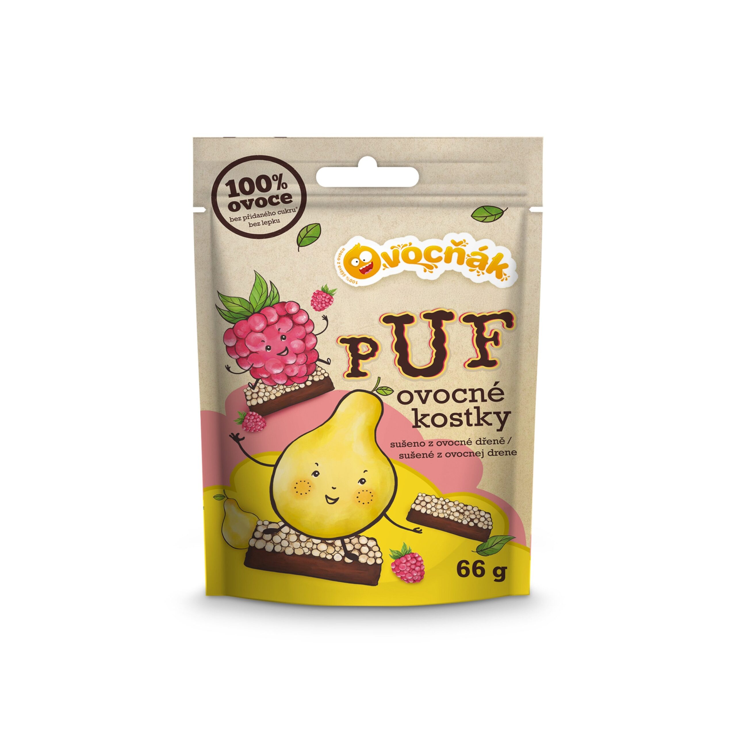 Ovocňák Kostky ovocné PUF mix (66 g)