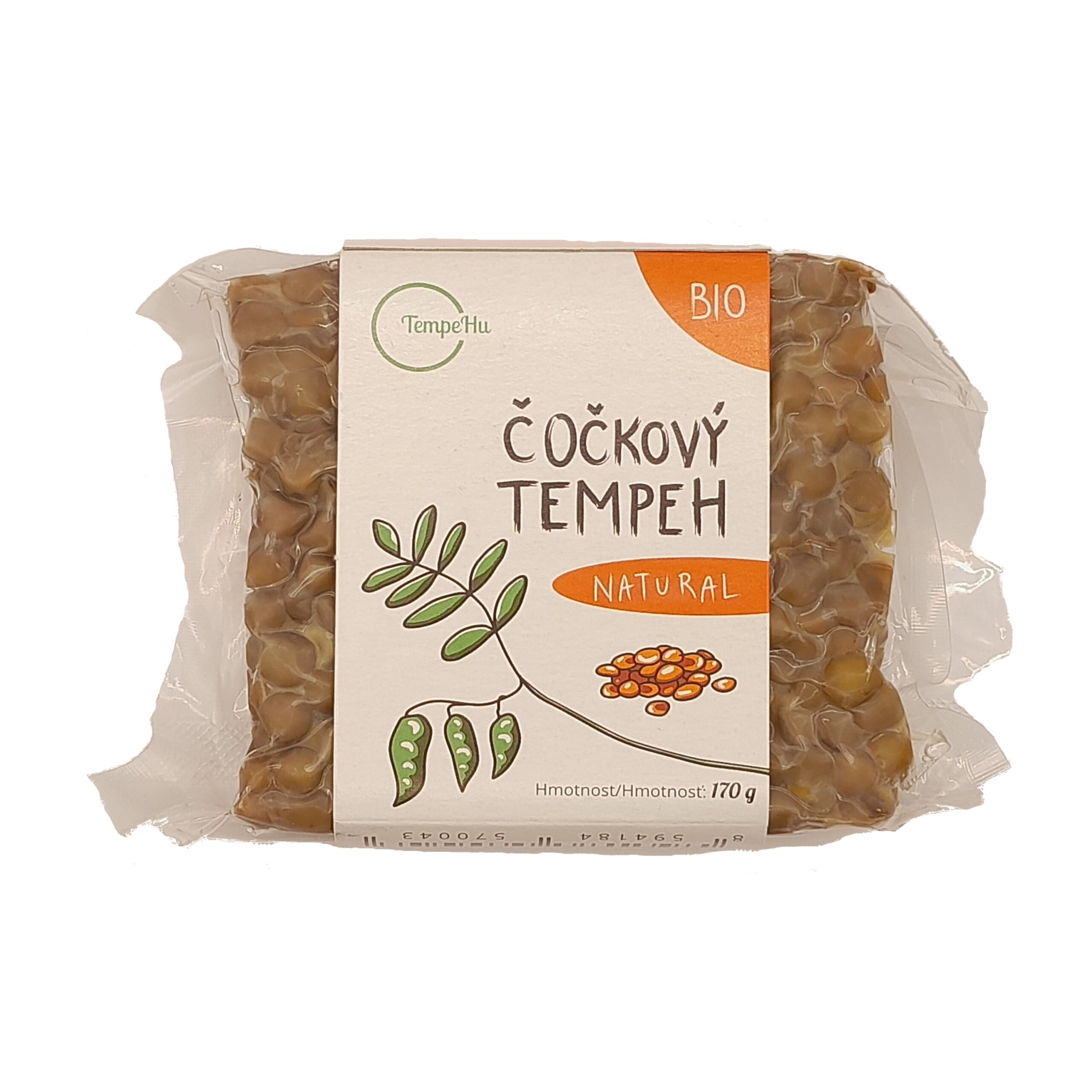 TempeHu Tempeh čočkový natural BIO (170 g) - skvělý zdroj komplexních bílkovin