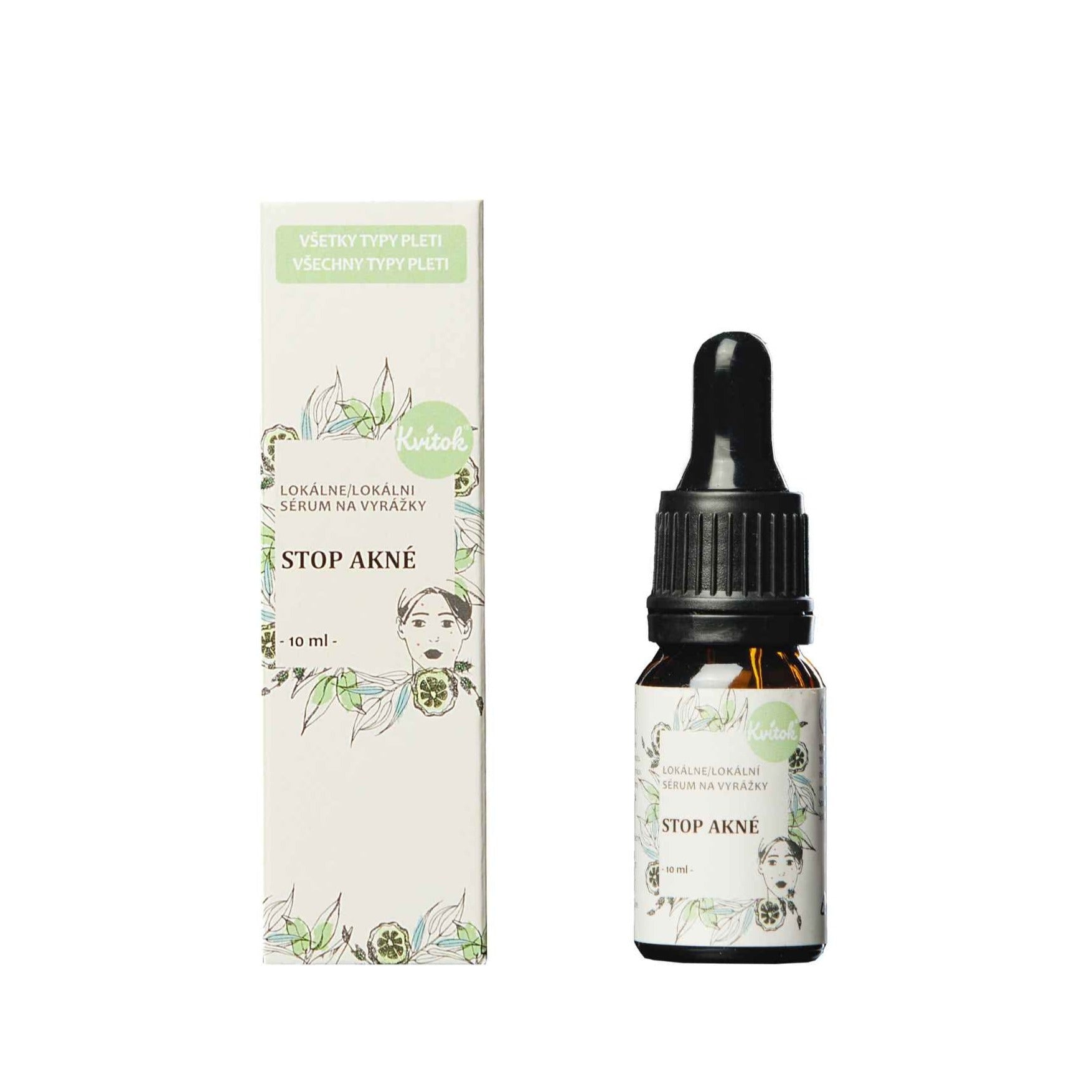 Kvitok SOS Lokální sérum STOP Akné - vzorek (2 ml) - spolehlivý pomocník - Obrázek 2