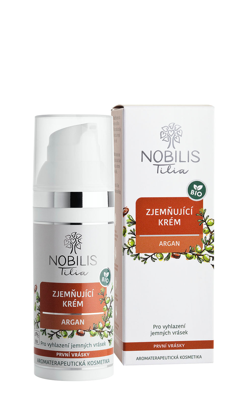 Nobilis Tilia Zjemňující krém Argan BIO - 2 ml - vzorek - exp. 06/2026 - extra porce vitality - Obrázek 2