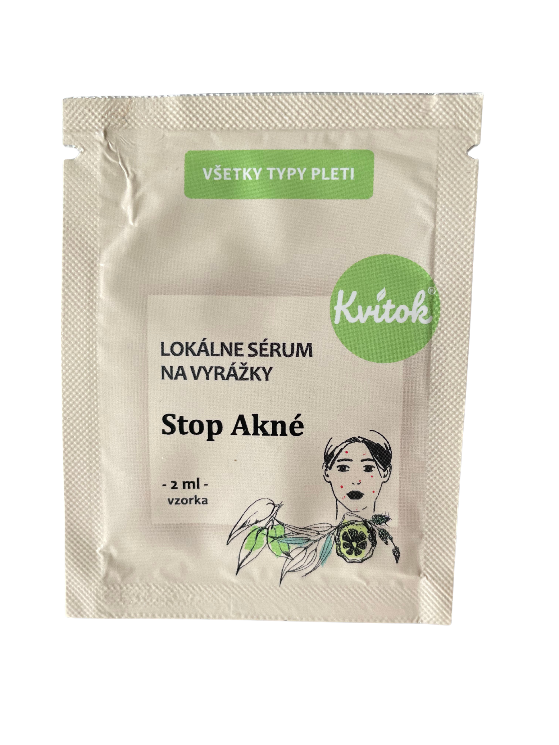 Kvitok SOS Lokální sérum STOP Akné - vzorek (2 ml) - spolehlivý pomocník