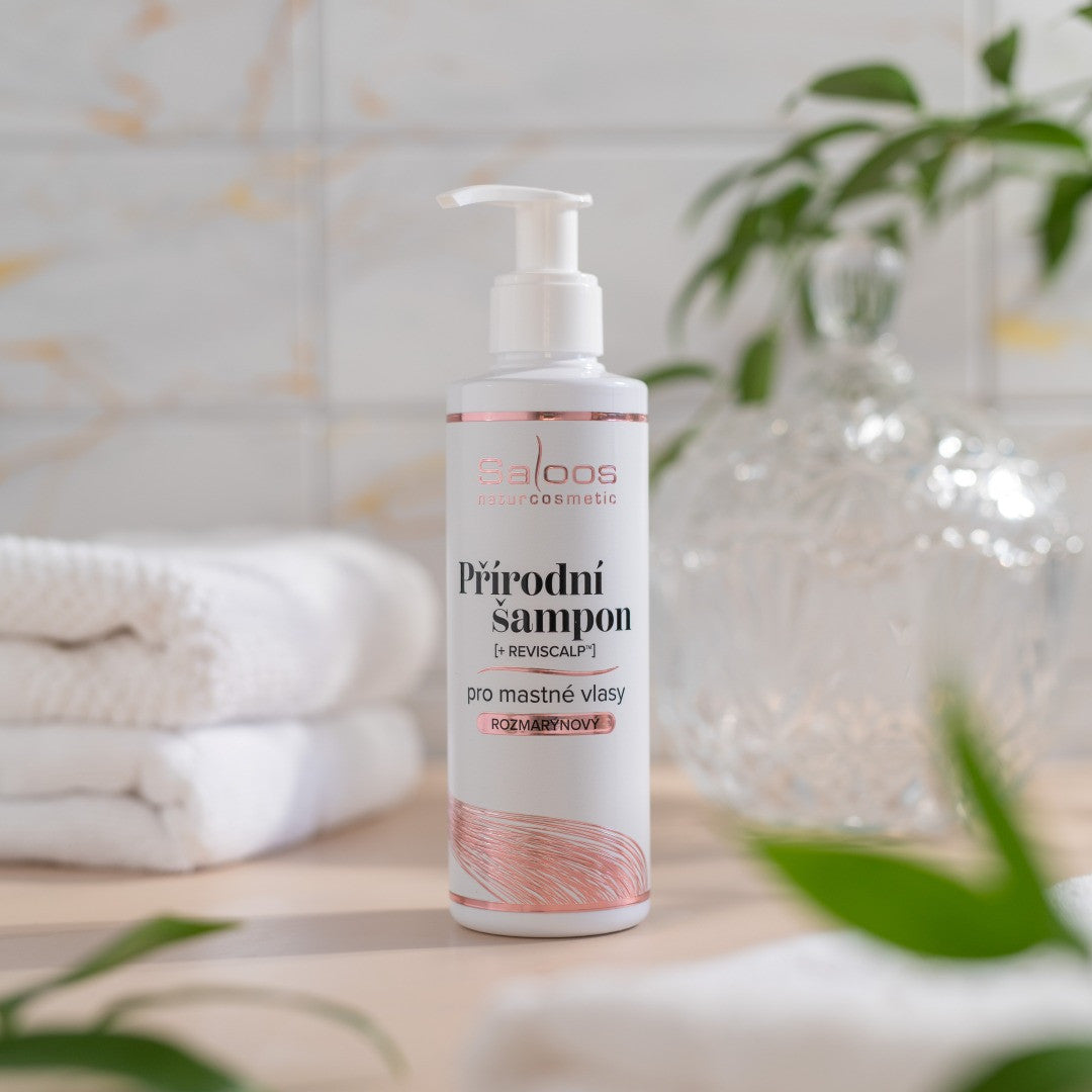 Saloos Přírodní šampon pro mastné vlasy (200 ml) - reguluje tvorbu lupů - Obrázek 2