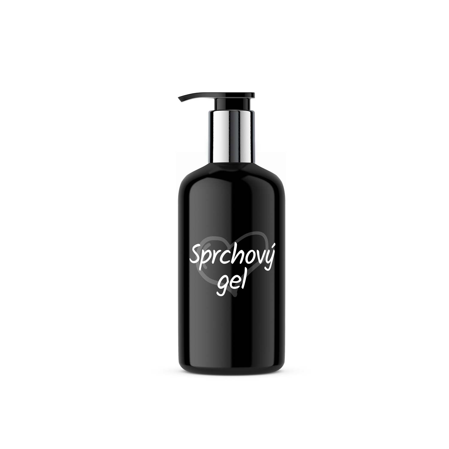Nanolab Lahvička s pumpičkou "Sprchový gel" Objem: 300 ml
