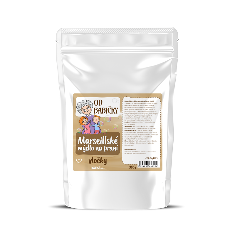 OD BABIČKY Marseillské mýdlo na praní vločky 300 g